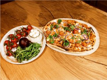 Flammkuchen vegetarisch