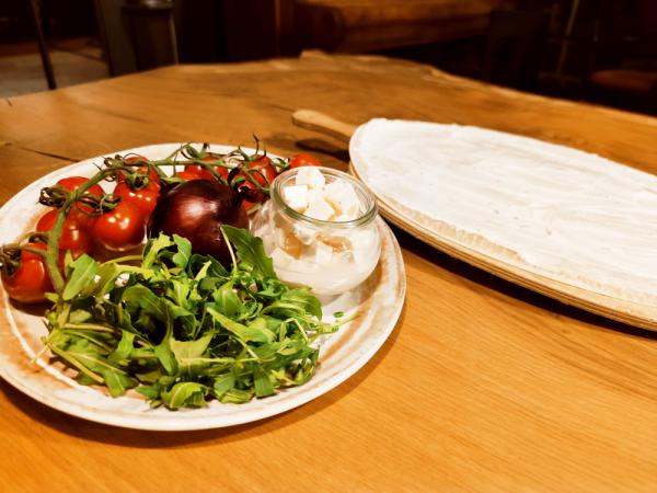 Flammkuchen vegetarisch